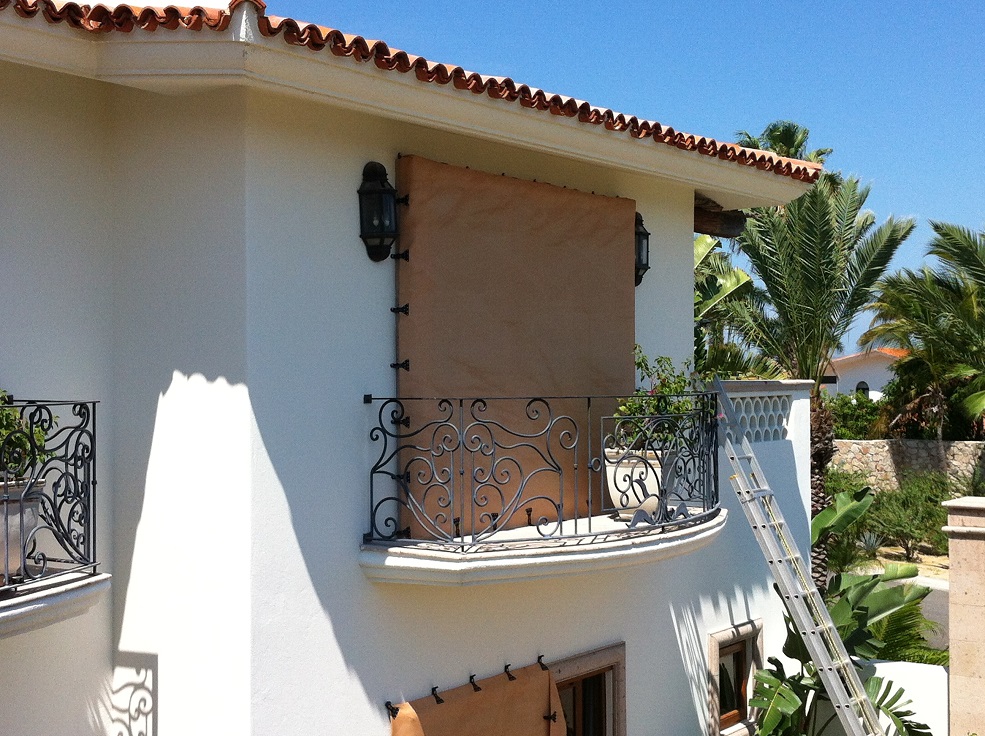 AstroGuard hurricane protection installation — Los Cabos, Baja California Sur