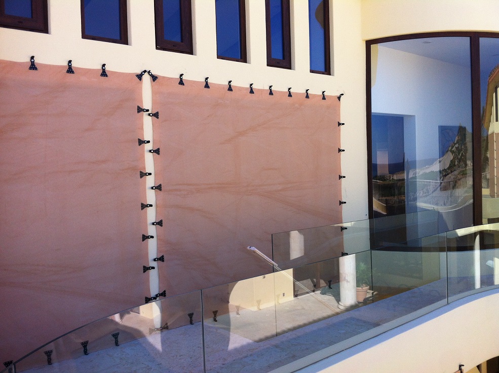 AstroGuard hurricane protection installation — Los Cabos, Baja California Sur